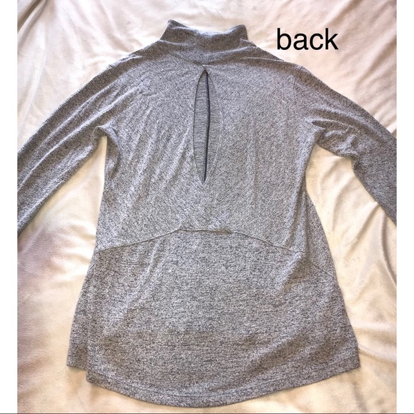 🍒3 for $12 - Apana Grey Mock Neck - Picture 5 of 5